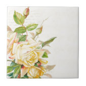  Roos bloem Tegeltje (Voorkant)