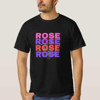 Roos Bloem Typografie T-ShirtT-Shirt T-shirt