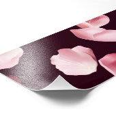 Roos bloemblaadjes foto afstuderen partij ondertek afdruk (Hoek)