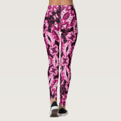 Roos bloemblaadjes Zen Love Leggings (Achterkant)