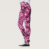Roos bloemblaadjes Zen Love Leggings (Links)
