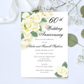 Roos Bloemboeket 60e trouwdag feest Kaart