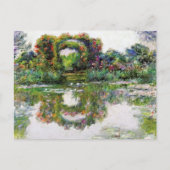 Roos bloembogen Claude Monet Briefkaart (Voorkant)