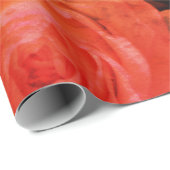 Roos bloemen Aangepaste tekst Happy Moederdag Flor Cadeaupapier (Rol Hoek)