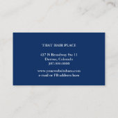 Roos Bloemen Border Haarstijl Salon Loyaliteit Kaa Klantenkaartje (Achterkant)