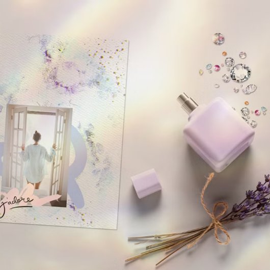 Roos Bloemen Elegant Papier Textured Wedding I Kaart