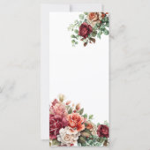 Roos Bloemen Eucalyptus Trouwprogramma (Achterkant)