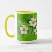 Roos Bloemen Geel Groen Mok Cup (Links)