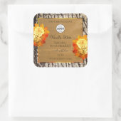 Roos bloemen Logo Etiket natuurlijk houten graan (Tas)