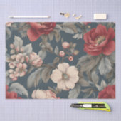 Roos Bloemen op Spar Tissuepapier (Craft)