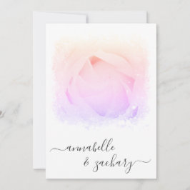 *~* Roos Bloemen RSVP - QR AR8 TROUWUITNODIGING Kaart