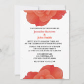 Roos Bloemen Sinaasappel Rustieke Herfst Herfst Co Kaart (Voorkant)