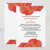 Roos Bloemen Sinaasappel Rustieke Herfst Herfst Co Kaart (Voorkant / Achterkant)