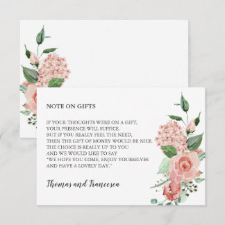 Roos Bloemen Waterverf Wishing Well Kaart