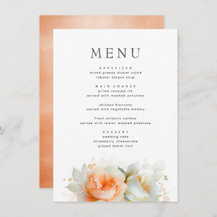 Roos Bloemen Zomer Boho Botanisch Menu
