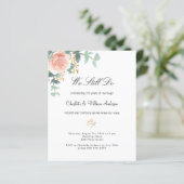 Roos bloemenroze budget gelofte verlenging bruilof (Staand voorkant)