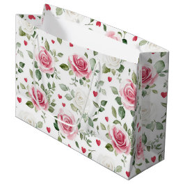 Roos Bloemhartjes Bruidsmeisjesfeest Groot Cadeauzakje