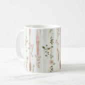 Roos Bloemig Abstract Koffiemok (Voorkant links)