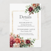 Roos Bloemige Eucalyptus Informatiekaartje (Voorkant)