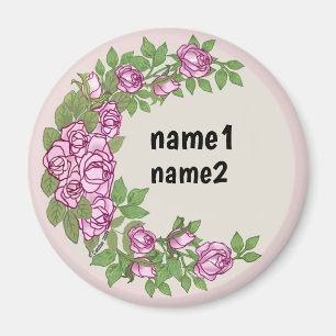 Roos bloemkool magneet