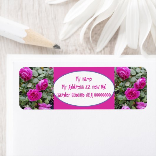 Roos Bloemroze Rozen Kunst Etiket (Insitu)