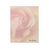 Roos bloesem / Abrikozenklep / Sluiten foto Notitieblok (Linkerzijde)