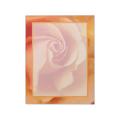 Roos bloesem / Abrikozenklep / Sluiten foto Notitieblok (Linkerzijde)