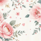 Roos Bloesem Douchegordijn