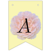 Roos bloesem / roze & geel / 30e verjaardag vlaggetjes (Tweede vlag)