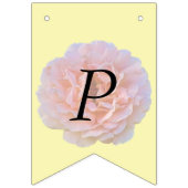 Roos bloesem / roze & geel / 30e verjaardag vlaggetjes (Derde vlag)