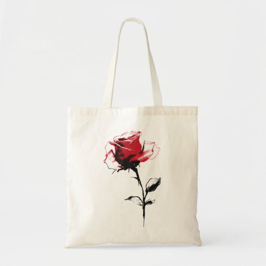 Roos Bloesem Tote Bag (Voorkant)