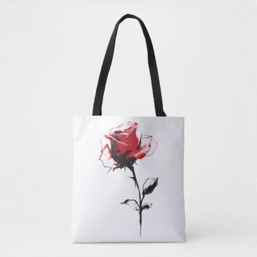 Roos Bloesem Tote Bag (Voorkant)