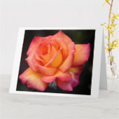 roos bloesems bloesems bloesems bloemblaadjes kaart (Gele Bloem)