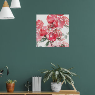 Roos Bloom Illusion Art Poster