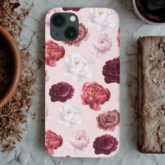 Roos Bloom iPhone Case – Elegantie in uw handen
