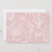Roos Blooms Invitation Kaart (Achterkant)