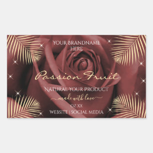 Roos Blossom Palm Leaves Product Labels
