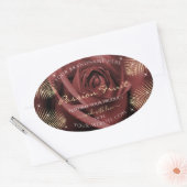 Roos Blossom Palm Leaves Product Labels (Envelop)