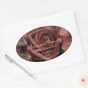 Roos Blossom Palm Leaves Product Labels