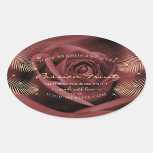 Roos Blossom Palm Leaves Product Labels