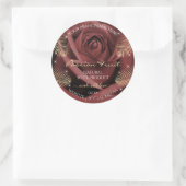Roos Blossom Palm Leaves Product Labels (Tas)