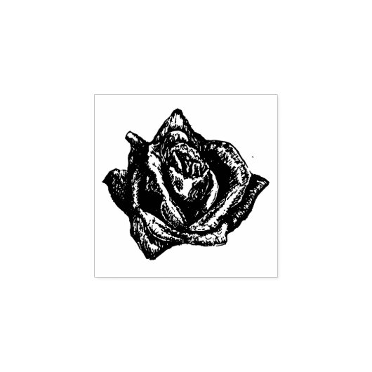 Roos Blossom Rubberstempel (Afrduk)