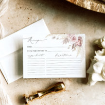 Roos Blush Bloemen Vrijgezellenfeest Recept Kaart