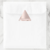 Roos Blush Bruidsnaam Strepen Lijnen Sticker (Tas)