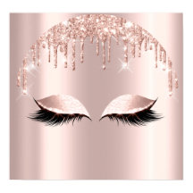 Roos Blush Glitter schrijft Eyelashes Makeup Beaut