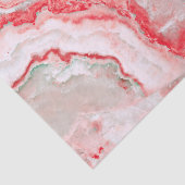 Roos Blush Luxury Gemstone Agate Marble Tissuepapier (Detail)