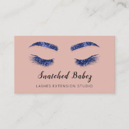 Roos Blush Microblading Makeup Eyelash Glitter Visitekaartje