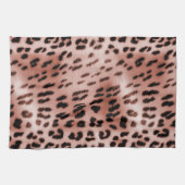 Roos Blush Pink Leopard Theedoek (Horizontaal)