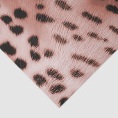 Roos Blush Pink Leopard Tissuepapier (Detail)