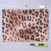 Roos Blush Pink Leopard Tissuepapier (Craft)